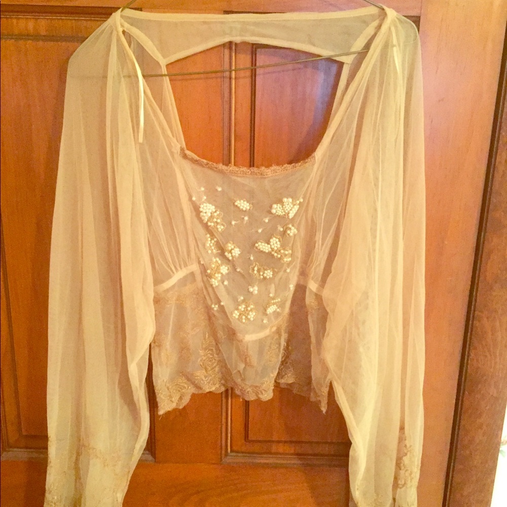 Free People Flowy Crop Top
